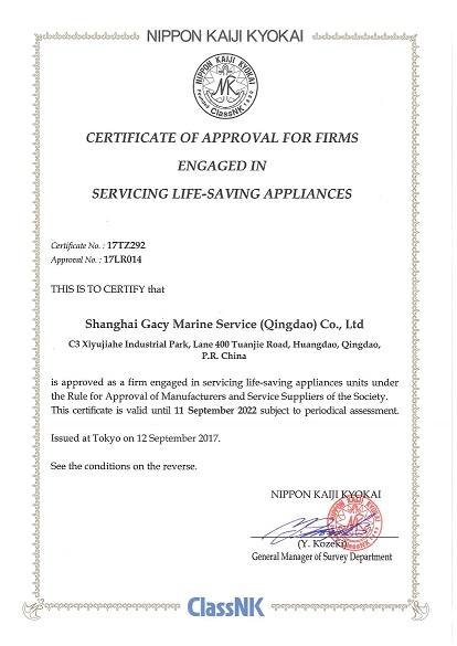 NK class-LSA service certificate